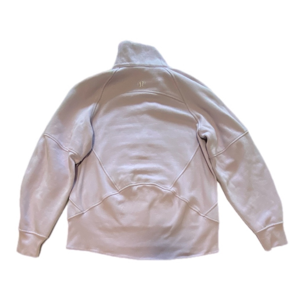 Lululemon Scuba Oversized Funnel-neck Half Zip Long Lilac Ether XS/S - Picture 11 of 14